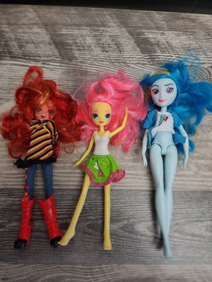 MY LITTLE PONY LOT OF 3 Equestria Girls DOLLS 