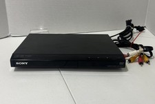 Sony Progressive Scan DVP-SR210P DVD and CD Player - No Remote - Tested / Works