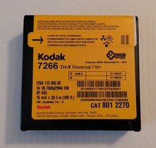 Kodak TRI-X 7266 16mm 100ft B W Reversal Movie Film