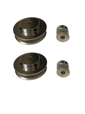 GT2 Synchronous Timing Pulley Kit 20T 60T 8mm Bore Aluminum 200mm Belt 6mm Width