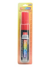 Decocolor Acrylic Jumbo Paint Marker - Red,Art Pens  Markers