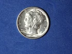 1945-D Mercury Dime #P32709
