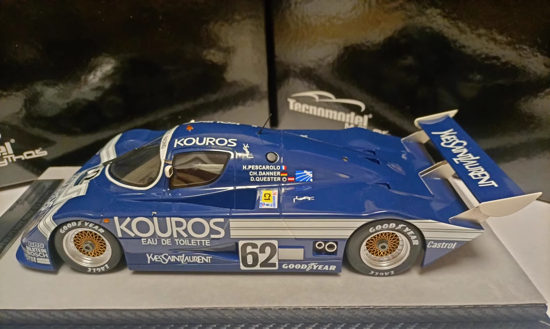 Tecnomodel 1/18 Mercedes Sauber C8 #62 24H LeMans 1986 Blue Tecnomodel 1/18 Mercedes Sauber C8 #62 24H LeMans 1986 Blue