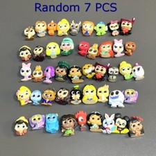 Random 7PCS Dinsney Doorables Series Princess Monster Mini Figures Xmas Gift Toy