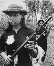 Girl Volunteers of the People's Self-Defense Force 8"x 10" Vietnam War Photo 125