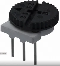 THUMBWHEEL POT 10K OHM 0.5W TOP, 3352T-1-103LF, Qty: 2