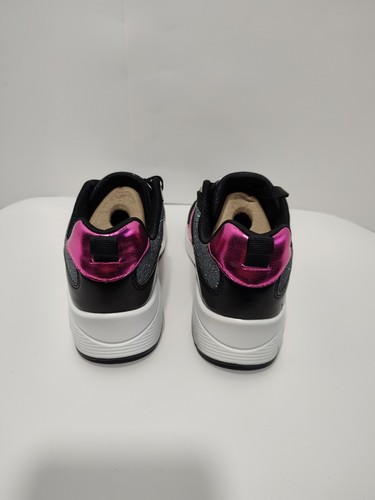 SKECHERS - BIG GIRLS Metallic Remix Freizeit Sneaker PINK/SCHWARZ GR. 4 - Bild 3 von 6