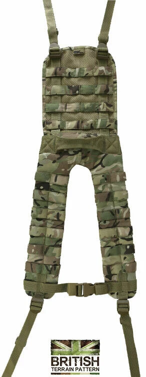 Kombat Combat Molle Battle Yoke Military Military Camo Britsh Army Webbing  Belt