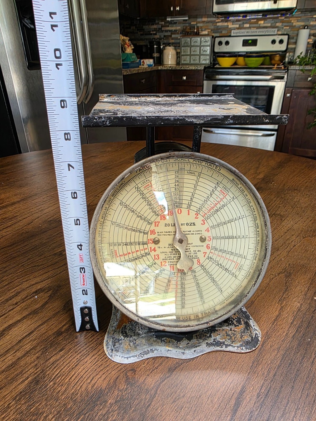 Triner No. 20 Liberty Parcel Post Scale 20 Lbs. Post Office Industrial Decor