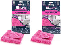 Image of 2 x Minky M Hi Tech Duster Cleaning Cloth Recommended By Mrs Hinch NEW