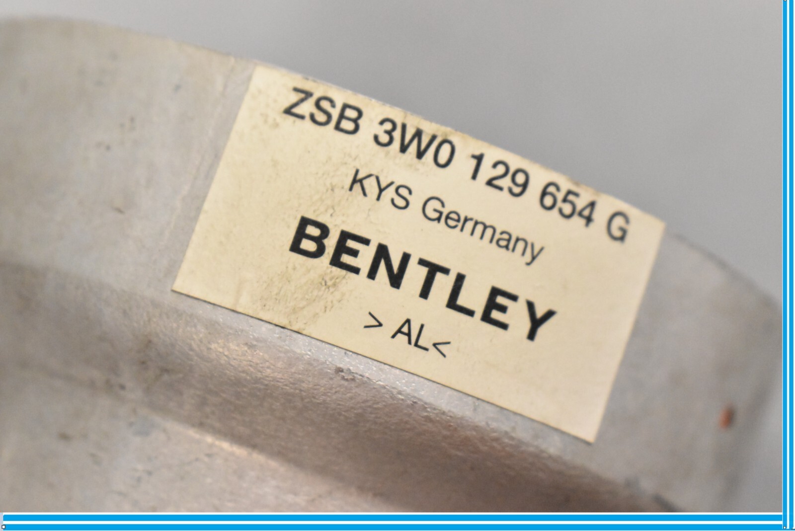 Bentley Continental 2005-2008 Left Pipe with flange P/N 3W0129654G