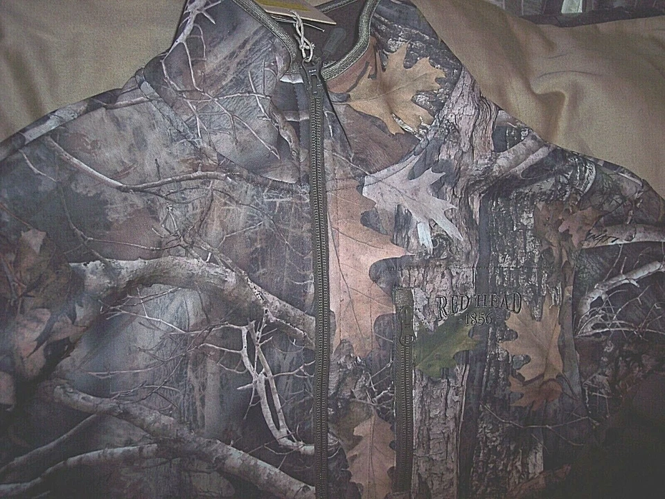 Mens Large Camo Jacket Fleece Hunting Jacket Non Insulated Kanati Camo Scentinel - Image 2 of 4