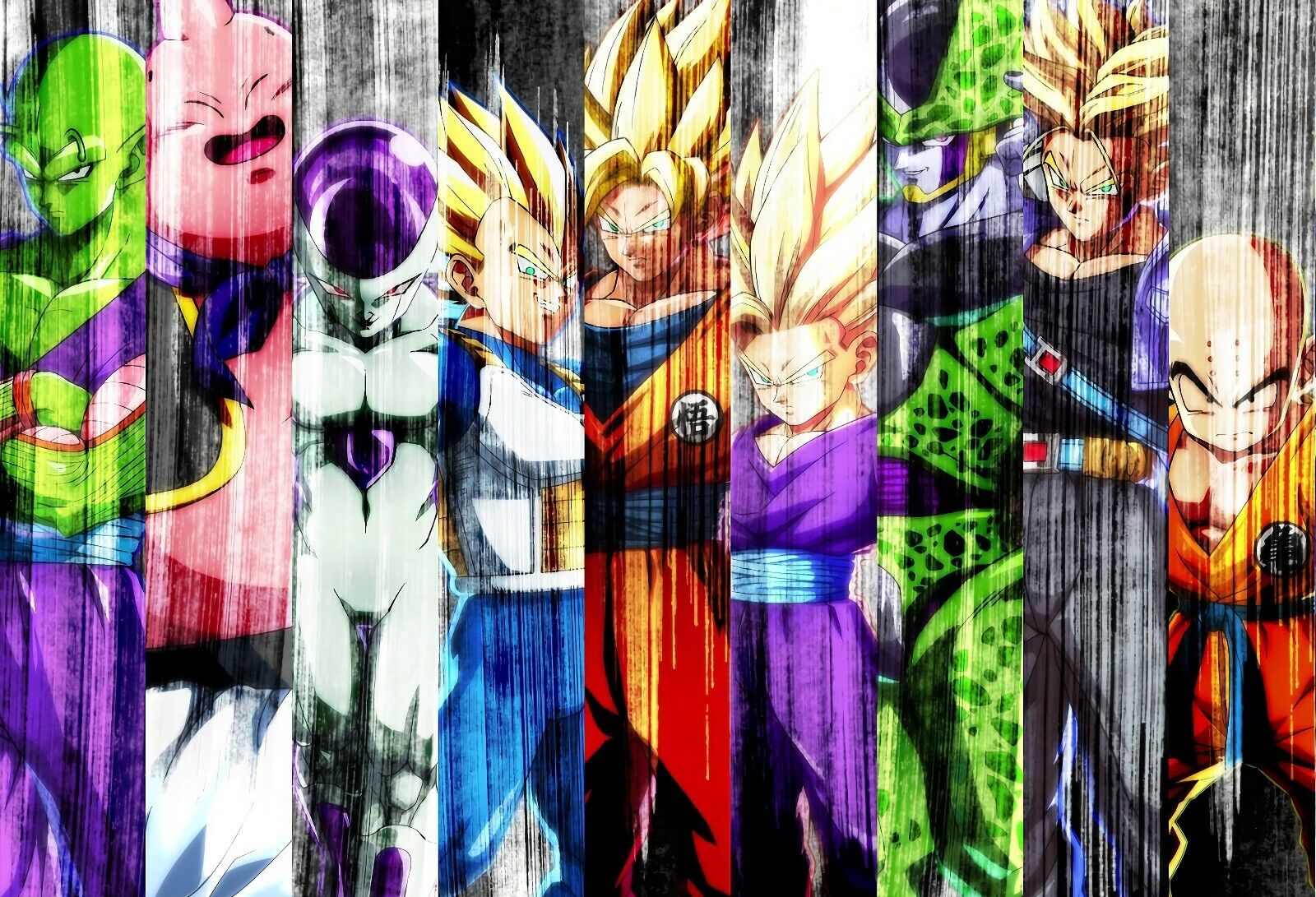 Dragon Ball Z, Goku, Gohan, Vegeta, Trunks 4K wallpaper download