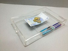 Rendiresto portaresto in plexiglass con 3 vani interni per accendini e oggetti 