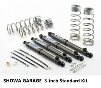 専用！サスペンションキットSTS-J030-MI 7A2ステップワゴンRF3 SHOWA GARAGE 3-inch 75mm Lift Suspension Kit1 JB74, 64 Jimny 2018