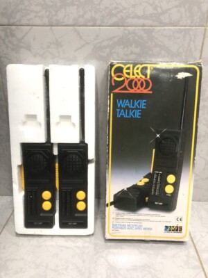 Celect 2000 Walkie-Talkies Jouet Ancien Vintage - Pour Collection Ou Déco