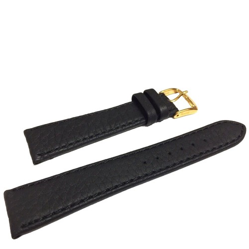 Vintage Speidel Pinseal Goatskin Black Watch Band 7/8 in w/ Case Speidel U.S.A. Black Pinseal Goat 20 MM 7/8L leather watch  main image 4