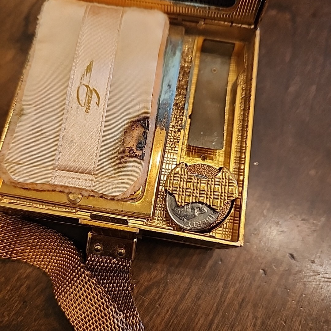 flask cigarette holder Leather Hip Flask with Cigarette Holder