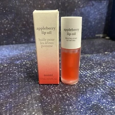 Korean Lip Oil  Appleberry Nooni Long-Lasting Revitalizing & Tinting 0.12 Fl Oz