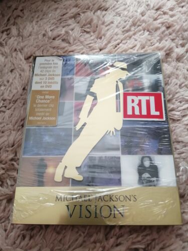 Coffret 3 Dvd Boitier lenticulaire + Livret Michael Jackson's "Vision" - Photo 1/4