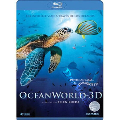 OceanWorld 3D  NEW Cult Blu-Ray Disc Jean-Jacques Mantello Marion Cotillard