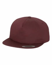 Yupoong Unstructured Five-Panel Snapback Baseball Cap Hat 6502