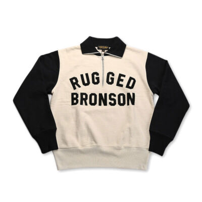 Bronson Herren Motorcycle Racing Jersey 1/2 Zip Biker Sweatshirts Sports Sweater