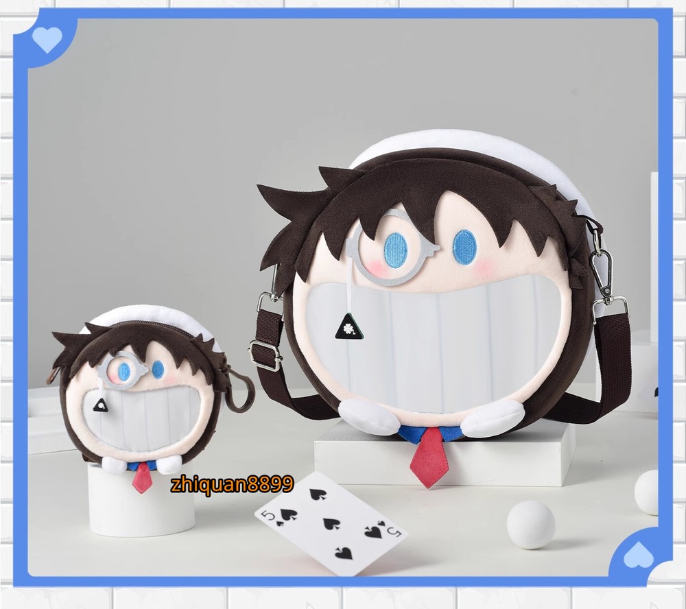 Detective Conan Official Kuroba Kaito Plush Itabags Shoulder Bags Headphone Bag