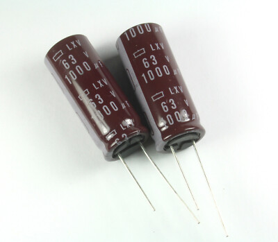 10pcs Nippon Chemi-Con LXV 820uf 25v 105C Radial Electrolytic Capacitor Low Esr
