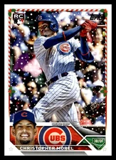 2023 Topps Holiday  #H86 Christoper Morel Chicago Cubs RC