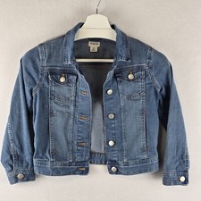 Crew Cuts Girls 6-7 Denim Blue Jean Jacket Pockets Lightweight JCREW Kids EUC