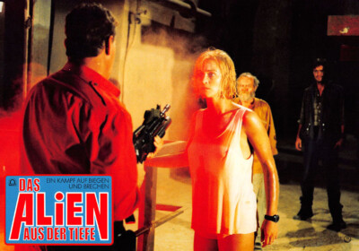 Das Alien aus der Tiefe ORIGINAL Aushangfoto Charles Napier / Daniel Bosch
