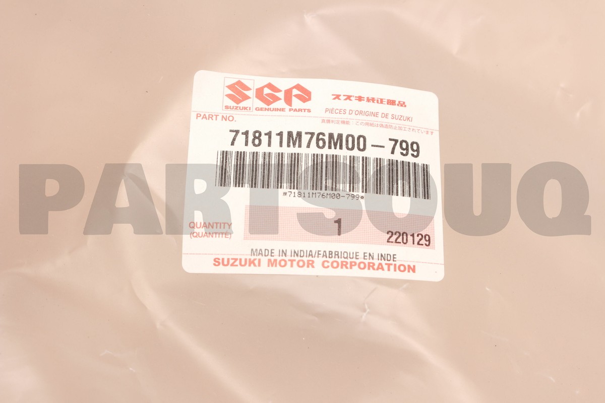 71811M76M00799 Genuine Suzuki BUMPER,RR 71811-M76M0-0799 | eBay