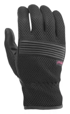 Highway 21 Turbine Vented Womens Motorcycle Gloves Black