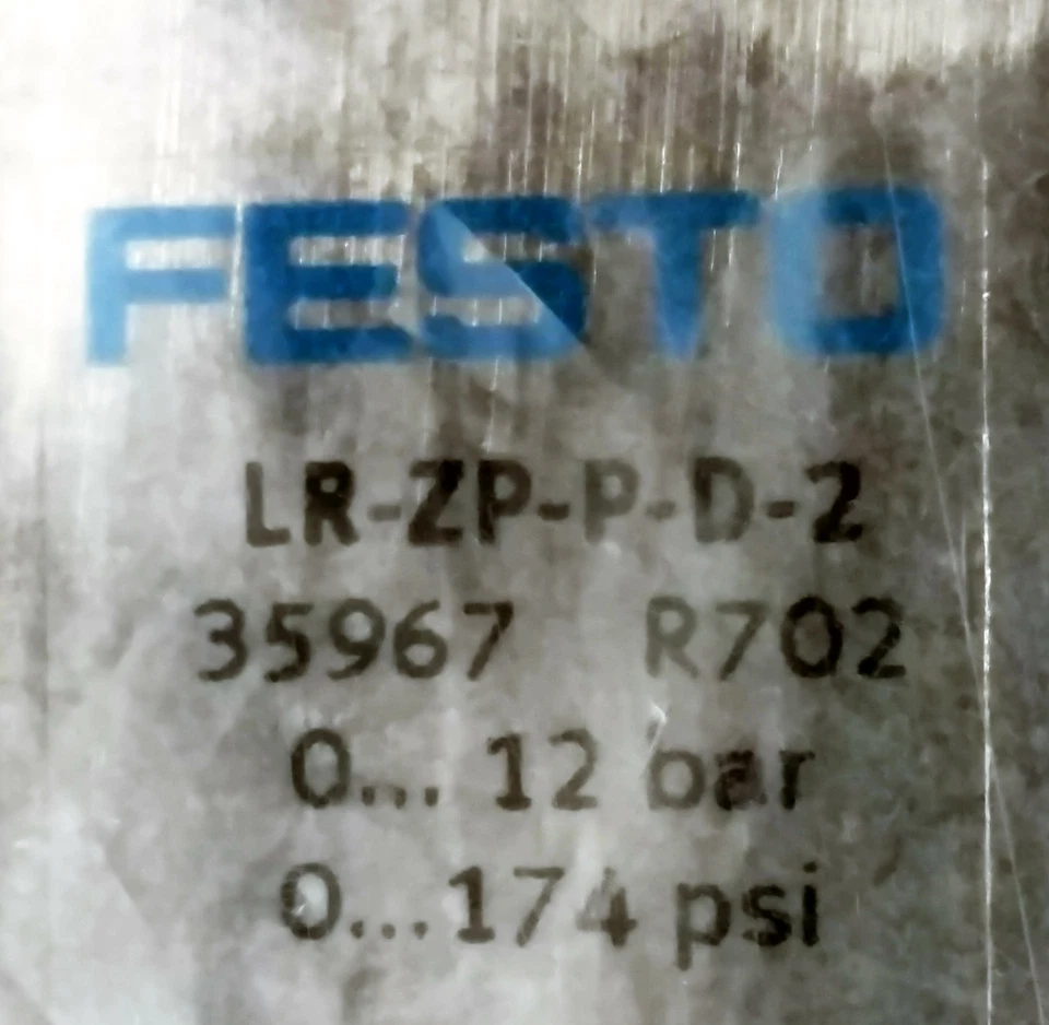 Festo LR-ZP-P-D-2 Pressure Regulating Valve - Image 3 of 3