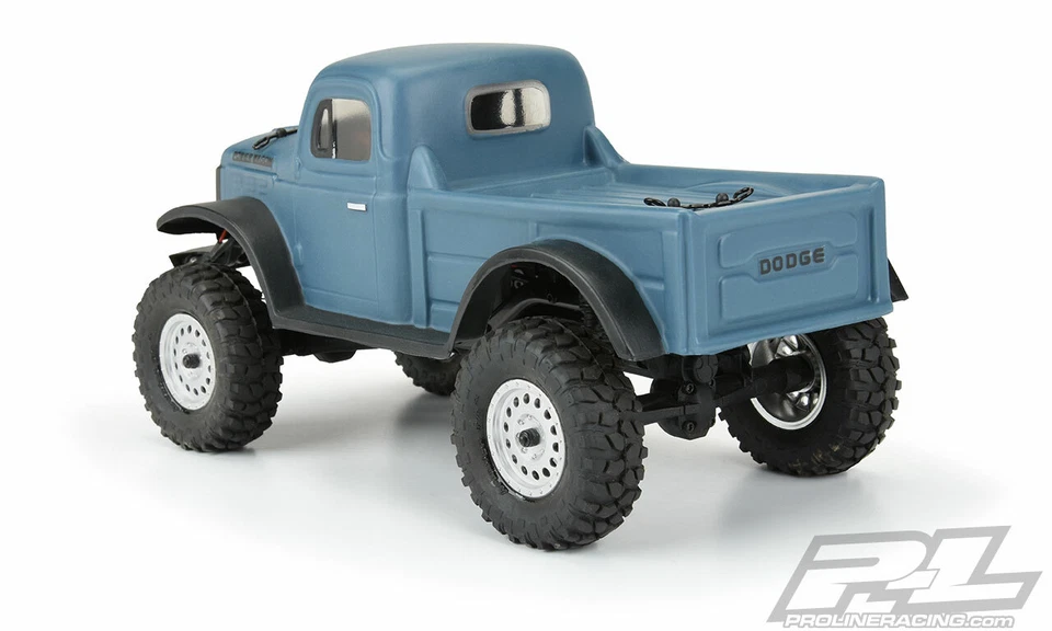 Pro-Line 3565-00 1946 Dodge Power Wagon Clear Body : SCX24 Jeep Wrangler JLU - Image 4 of 4