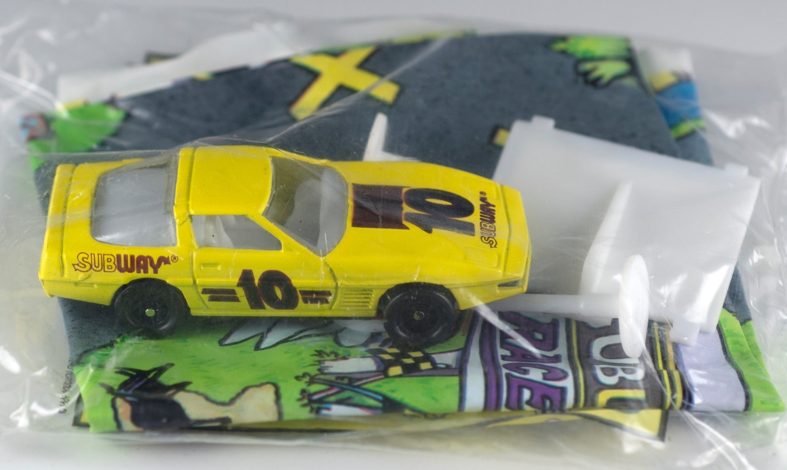Subway Promo Kids' Pak Toy Speedsters Rocket Racer Diecast 1996 New In Baggie