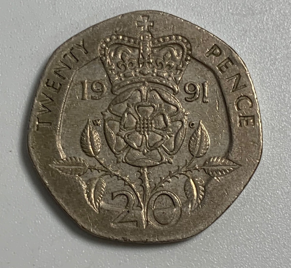 1991 Queen Elizabeth II D-G-REG-F-D 20 Pence Coin (A1) | eBay