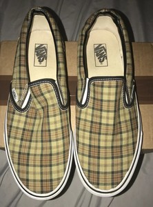 green plaid vans