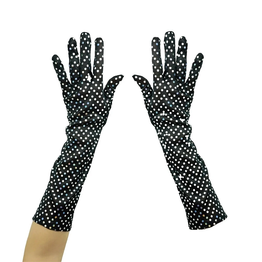 Black Sexy Costume Gloves