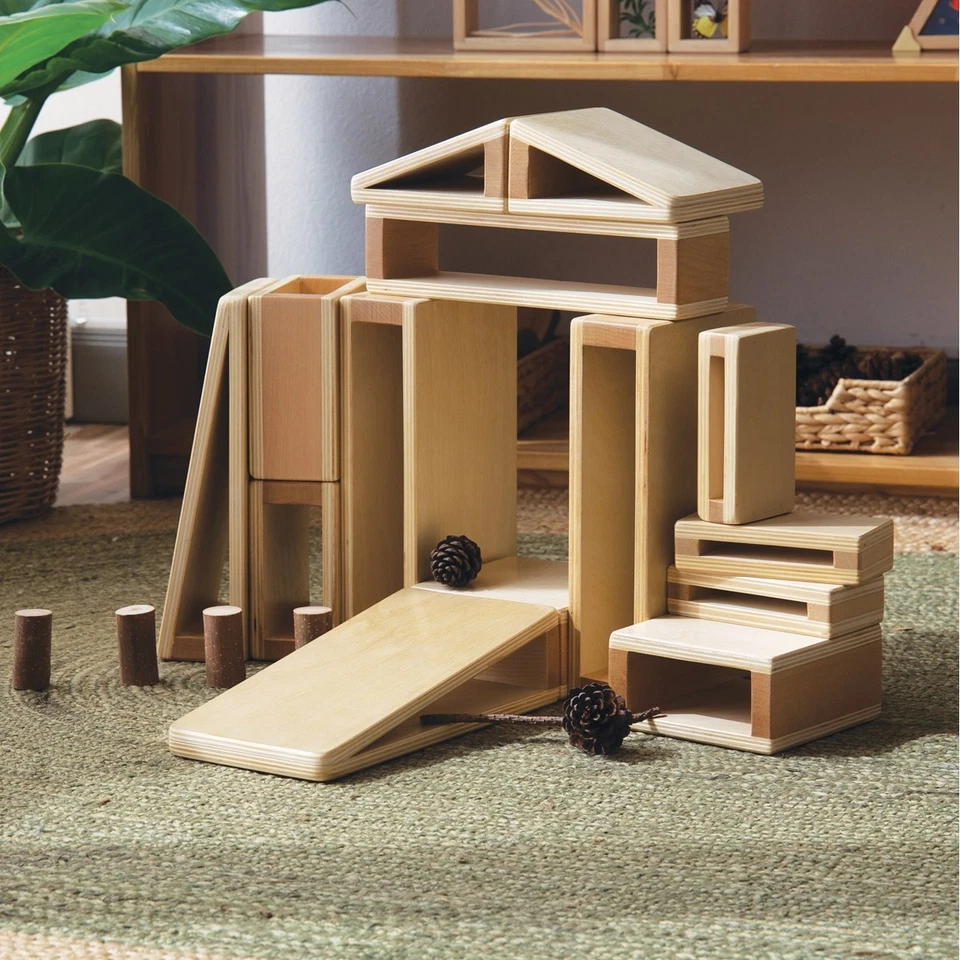 Kaplan Early Learning Mini Hollow Blocks in Different Shapes and Sizes - 24 Pcs - Image 3 of 3