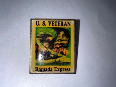 RAMADA EXPRESS, US VETERAN COLLECTORS PIN 80's