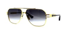 Dita KUDRU Yellow Gold And Antique Silver/Grey Shaded DTS436-A-01 Sunglasses