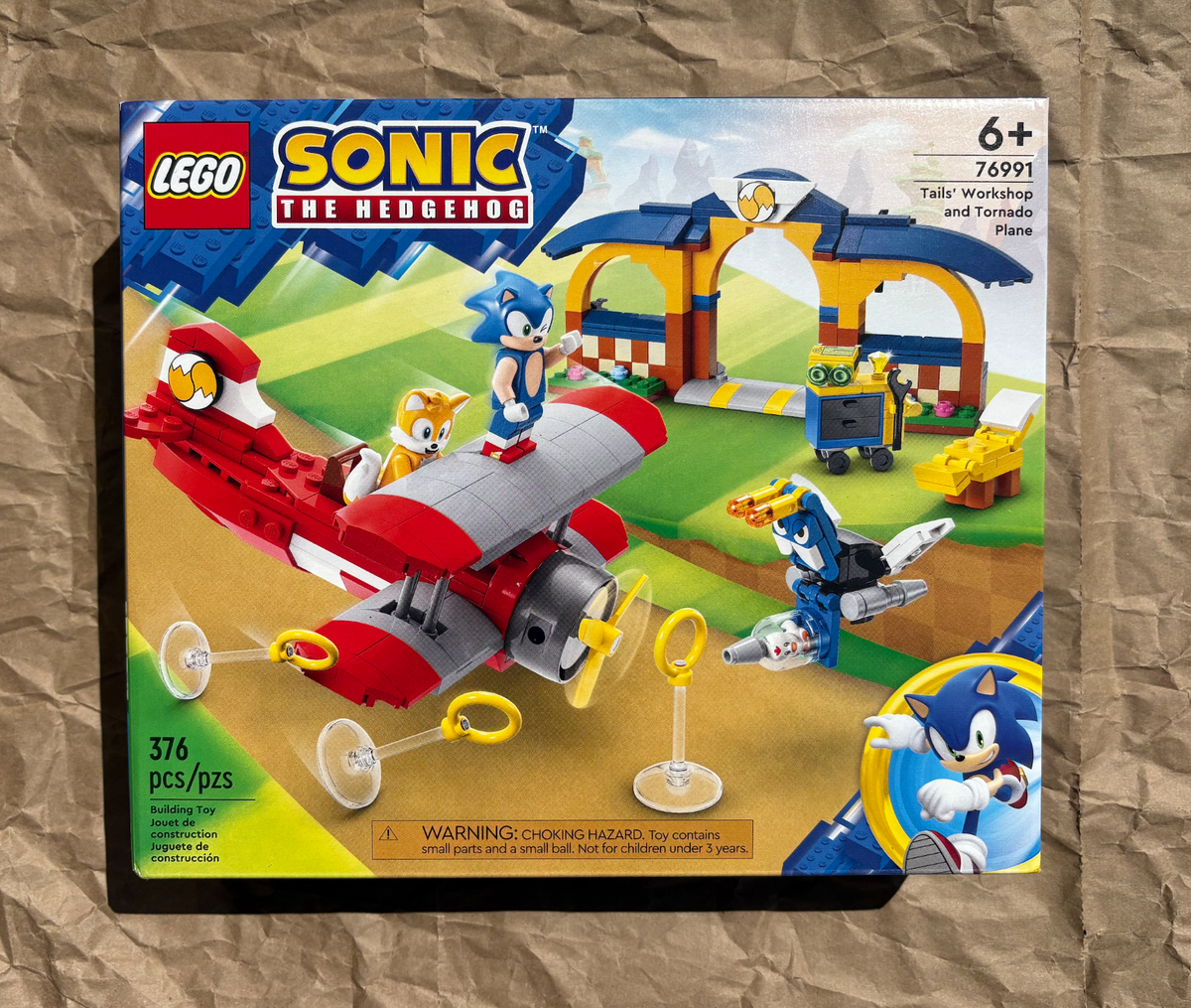 LEGO Sonic: Tails' Workshop and Tornado Plane (76991) for sale