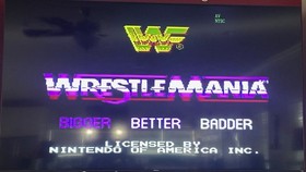 WWF WrestleMania NES 1988 gioco Nintendo con scatola cover manuale - TESTATO Hulk Macho