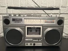 Vintage Hitachi TRK-8020H Stereo Cassette Recorder Boombox Ghetto Blaster *READ*
