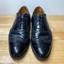 Men's Church's Black Wingtip Dress Shoes 10-11 US England