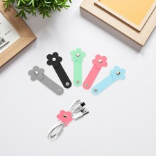 10PCS Cable Organizer Clip: Desk Cord Management - Duable Wire Holder for USB