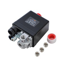 Four ports 1/4" Air Compressor Switch 16A 8 Bar Control Valve