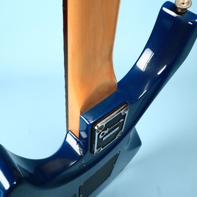 1990 Charvel Fusion Deluxe Toothpaste Logo Pearl Blue Electric